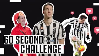 ⏱ Dušan Vlahović Does the 60Second Challenge  Quickfire Questions with DV7  Juventus [upl. by Anitsirc]