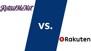 Rakuten Cashback vs Retailmenot Cashback  Make Money Online [upl. by Ainod]