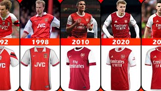 Evolution ARSENAL Jersey Home 19602024 [upl. by Kristen]