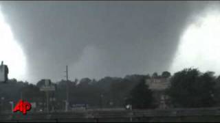 Raw Video Massive Tornado in Tuscaloosa Ala [upl. by Albric]