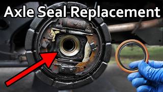 How To Fix A Leaking Rear Axle Replace Axle Seals [upl. by Ttegdirb]