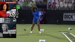 Top 5 Drivers 2019 WLD World Championships womens division  Golf Channel [upl. by Urissa452]