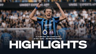 CLUB BRUGGE  RSC ANDERLECHT  HIGHLIGHTS  20242025 [upl. by Kraul]