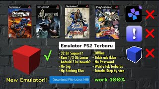 Cara Bermain PS2 di Android Terbaru Emulator PS2 Android Offline  lancar banget cuy di hp kentang [upl. by Tedda]