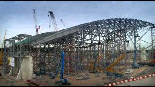 London 2012 Olympic Aquatics Centre Timelapse [upl. by Gaskins748]