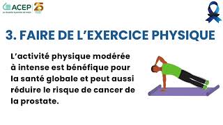 5 CONSEILS POUR PREVENIR LE CANCER DE LA PROSTATE [upl. by Metcalf68]