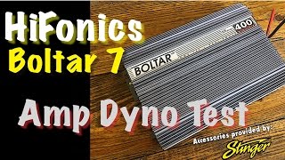 1989 HiFonics Boltar VII Overview and Amp Dyno Test [upl. by Aratahs]