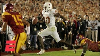 Vince Young Texas Longhorns relive classic 2006 Rose Bowl victory vs USC Trojans  ESPN Archives [upl. by Krystal]