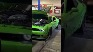 1000 HP hellcat redeye on the Dyno 🔥 youtube subscribe shorts hellcat dyno srt supercharged [upl. by Nayhr]