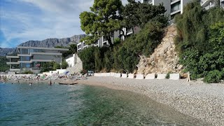 Podaca Hotel MORENIA and Beach 2024 Croatia Makarska Riviera 🍹🌞😎 [upl. by Atrebla]