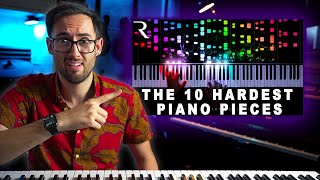 Top 10 Most Difficult Piano Pieces  Pianist Reacts [upl. by Arita383]