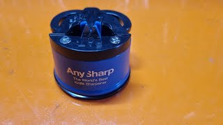 AnySharp Knife Sharpener Review [upl. by Varney]