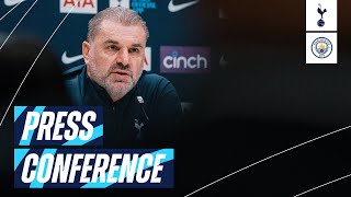 ANGE POSTECOGLOU FA CUP PRESS CONFERENCE  TOTTENHAM HOTSPUR V MAN CITY [upl. by Robison]