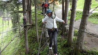 Hochseilgarten Saalbach Hinterglemm  größter Hochseilpark Österreichs [upl. by Rehpotsihrc880]