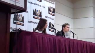 Paul Wesley and Torrey DeVitto Talk THE VAMPIRE DIARIES PRETTY LITTLE LIARS amp More [upl. by Ainekahs]