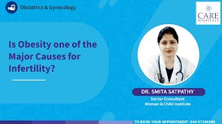 Is Obesity one of the Major Causes for Infertility  Dr Smita Satpathy  CARE Hospitals [upl. by Alys]