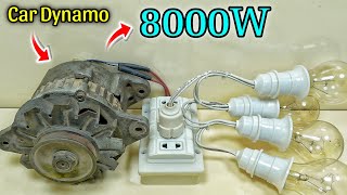 I turn car dynamo into 220v electric generator [upl. by Higgins]