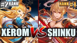 GBVSR 🔥 Xerom Charlotta vs Shinku Vira 🔥 High Level Gameplay [upl. by Wiles428]