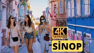 SİNOP ŞEHİR MERKEZİ TURU  4K Sinop Sokakları  SİNOP TURKEY [upl. by Honeyman182]