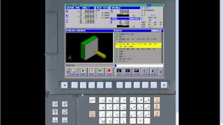 FANUC MANUAL GUIDE i Part 3 Creating a Basic Milling Program [upl. by Wallack551]