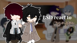 BSD react to ranpoe  Ranpo x Poe [upl. by Acinna166]