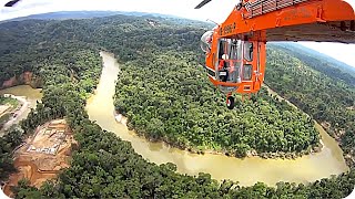 Air Crane Heavy Lift Helicopter  Air Crane in Action [upl. by Sharma971]