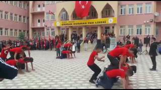 yozgat çekerek 15 Temmuz Şehitler anadolulisesi kule gösterisi [upl. by Yerd]