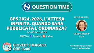 GPS 20242026 l’attesa infinita Quando sarà pubblicata l’ordinanza Le ultime notizie [upl. by Enilrek]