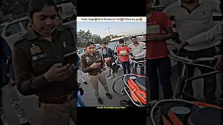 Part1 Road Ræge With Chhapri girl🤬Police Aa gai🤬shorts bike rider cutegirlpolice roadragektm [upl. by Ayatahs640]