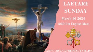 10032023 4th Laetare Sunday 530pm English Mass Santa Cruz Cathedral Basilica Fort Cochin [upl. by Ecnarf11]