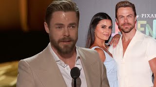 Derek Hough In Tears Dedicating Emmy Win to Wife Hayley After Brain Surgery [upl. by Llywellyn]