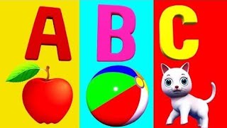 ABC Words Learning the Alphabet from A to Z with spellingsA to Z Words for KidsA to z [upl. by Eineg]