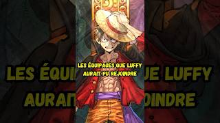 Les équipages que Luffy aurait pu rejoindre dans One piece onepiece anime manga luffy [upl. by Beverlee461]