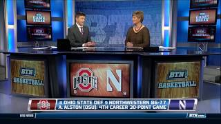 Ohio State vs Northwestern  2014 B1G Womens Basketball Tournament Highlights [upl. by Oilisab]