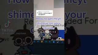 How to get Mcyt Shimejis on your chrome [upl. by Esther]