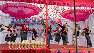 Sakela dance💃 by UGA’s students on the occasion of 11th annual function​⁠ramakulung dance [upl. by Den]