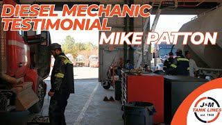 JampM Diesel Mechanic Testimonial  Mike Patton [upl. by Godric]