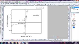 How to find Saturation Magnetization  Retentivity  Coercivity from VSM data [upl. by Hgierb]