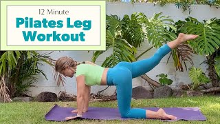 12 Minute Booty Workout  Pilates for Legs Workout at Home [upl. by Bannasch]