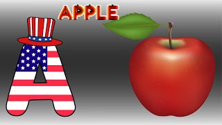 English alphabet Learn Alphabet A to Z  ABC Preschool Book Learning A for APPLE Phonics [upl. by Ytsud]