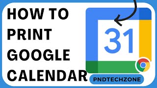 How To Print Google Calendar [upl. by Denis]