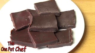 Quick and Easy Chocolate Mint Fudge  One Pot Chef [upl. by Mllly]