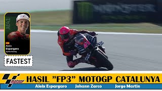 Hasil FP3 MotoGP Catalunya 2022  Aleix Espargaro TERCEPAT  MotoGP Hari ini [upl. by Ellebyam729]