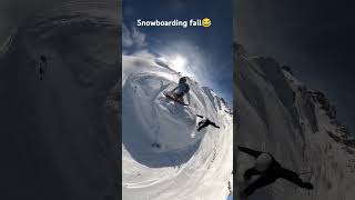 Moments before disaster snowboarding skiing trending shorts [upl. by Helyn]