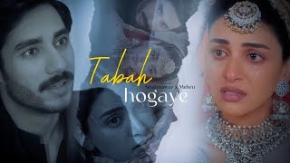 Ali Raza  Anmol Baloch  Tabah Hogaye  iqtidar  Drama  edits [upl. by Knowling]