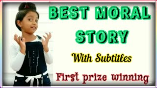 English Moral Story  Prize winning story  Best moral stories Subtitles For kids and children [upl. by Chaffinch337]