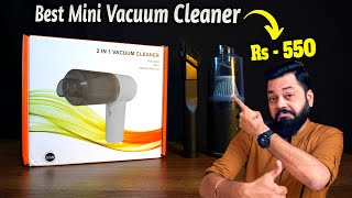 Best Vacuum Cleaner 2 in 1 Home and Car  mini vacuum cleaner office and car TrakinTech [upl. by Tomasina858]