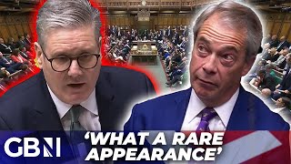 Nigel Farage ERUPTS at Keir Starmer over Labours RUDE attitude towards Donald Trump [upl. by Reamonn]