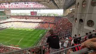 San Siro Visuale Terzo Anello Rosso Laterale Settore 320 [upl. by Noned]