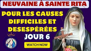 NEUVAINE À SAINTE RITA 7ème JOURSAINTE DES CAUSES DIFFICILES ET DÉSESPÉRÉES [upl. by Sedda]